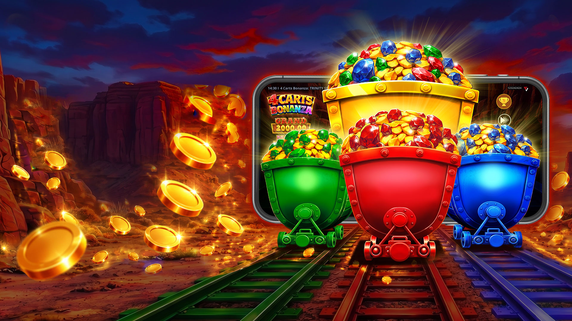 4 Carts Bonanza: Trinity Series™