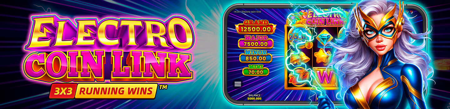 ELECTRO COIN LINK: RUNNING WINS™: OFFICIALLY RELEASED!