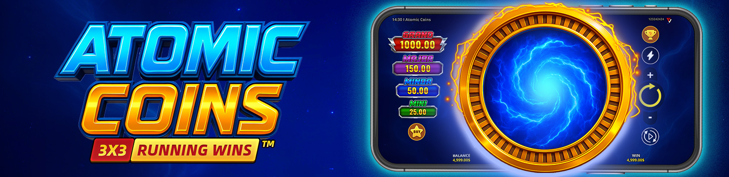 ATOMIC COINS: RUNNING WINS™: OFFICIALLY RELEASED!