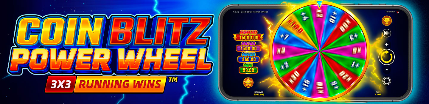 COIN BLITZ: POWER WHEEL RUNNING WINS™: OFFICIALLY RELEASED!