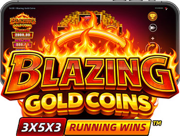 BLAZING GOLD COINS: RUNNING WINS™: OFFICIALLY RELEASED!