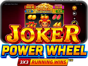 JOKER POWER WHEEL: RUNNING WINS™: OFFICIALLY RELEASED!